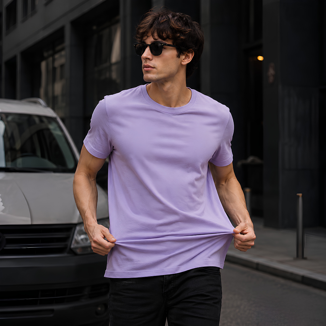 COTTON STRETCH T-SHIRT