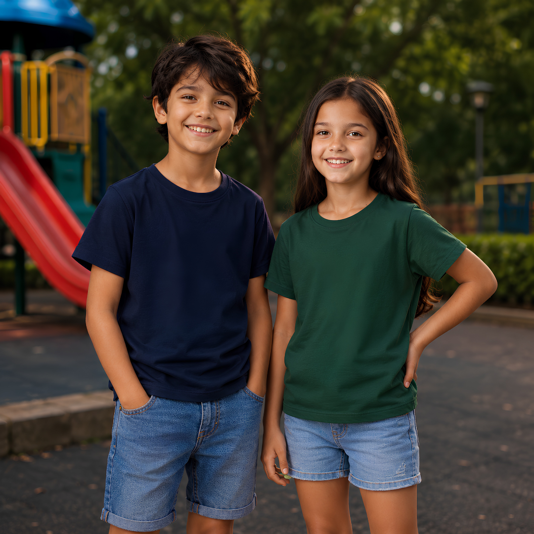 KIDS CREW NECK T-SHIRT