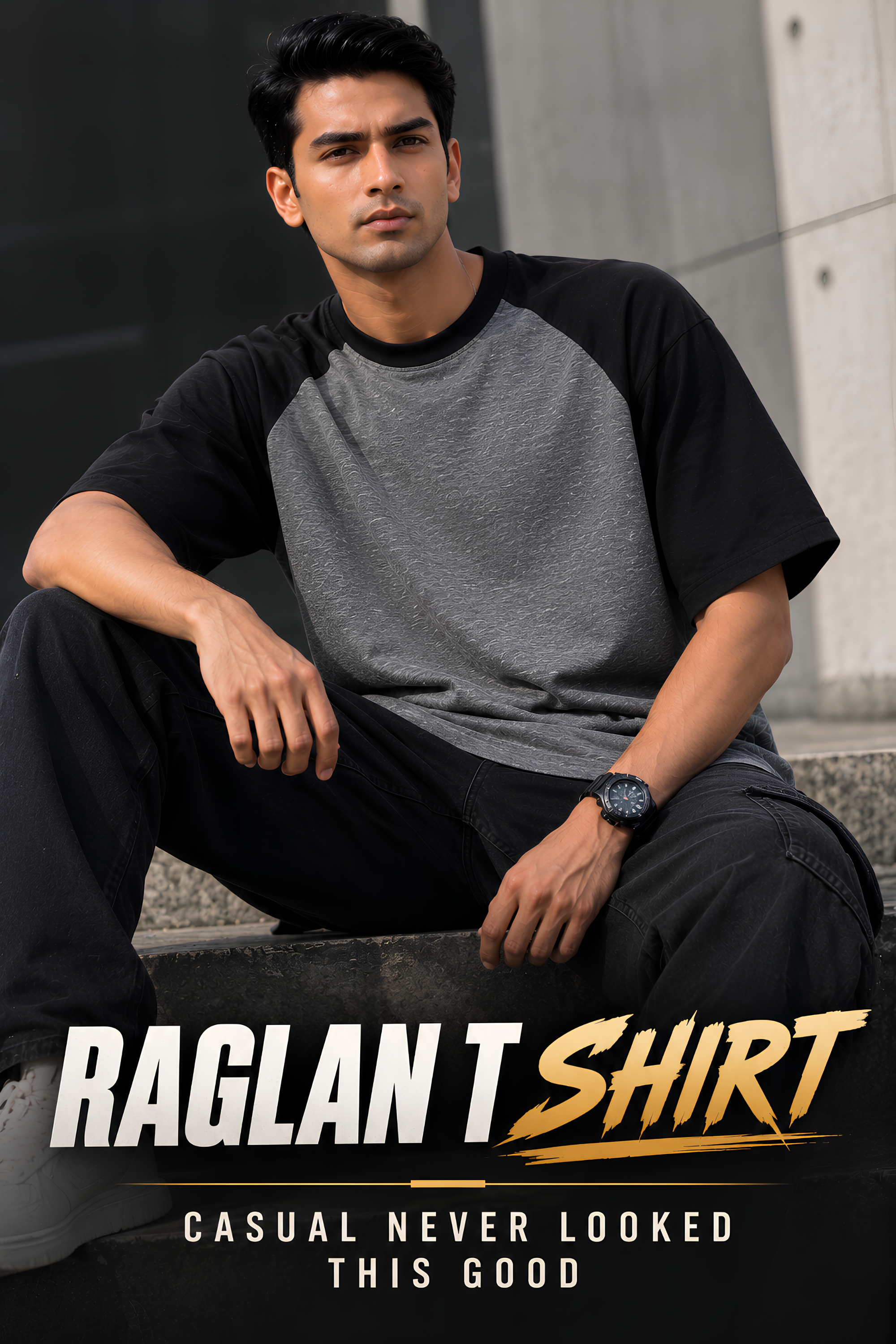 OVERSIZED RAGLAN T-SHIRT