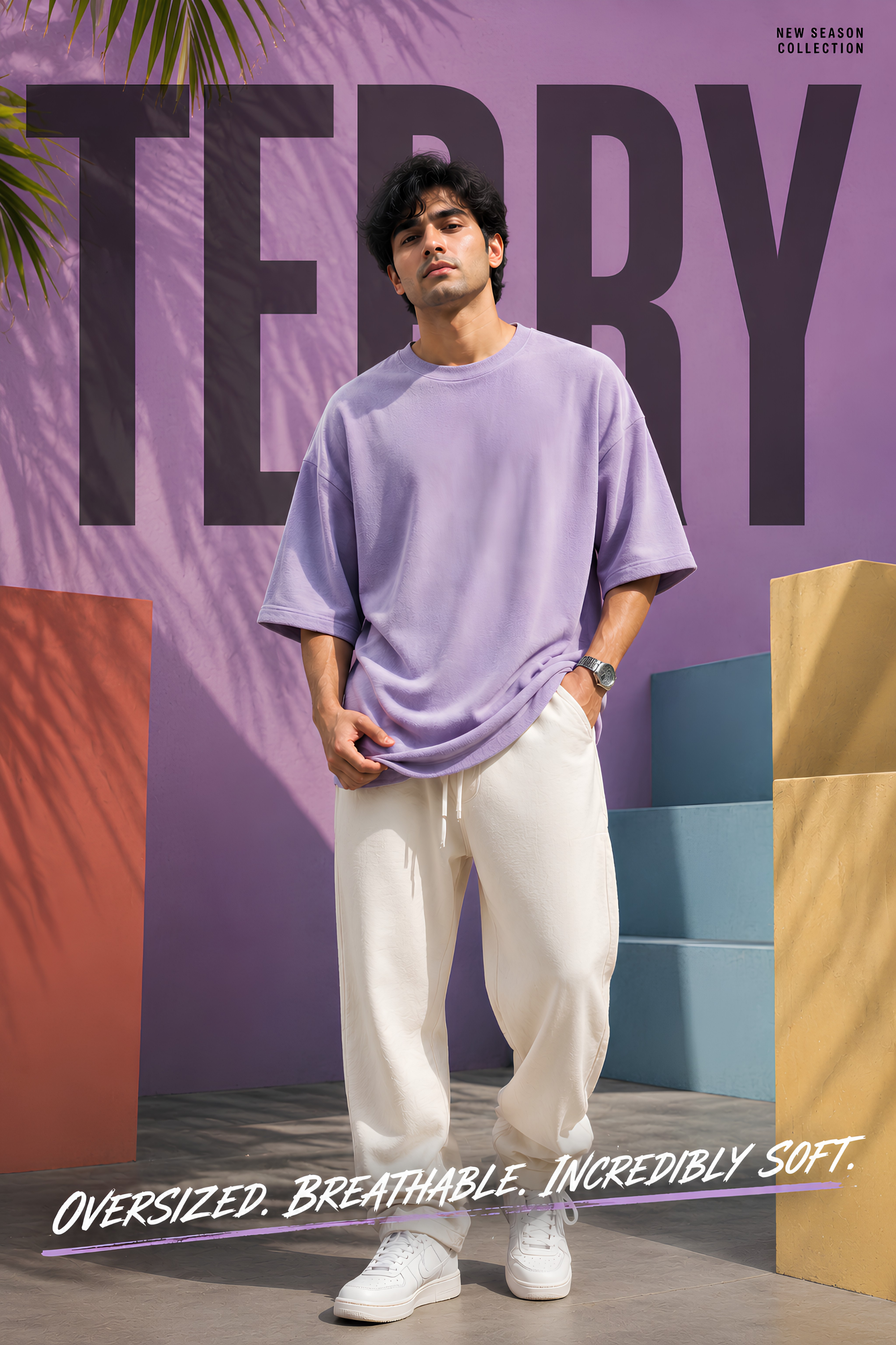 TERRY OVERSIZED T-SHIRT