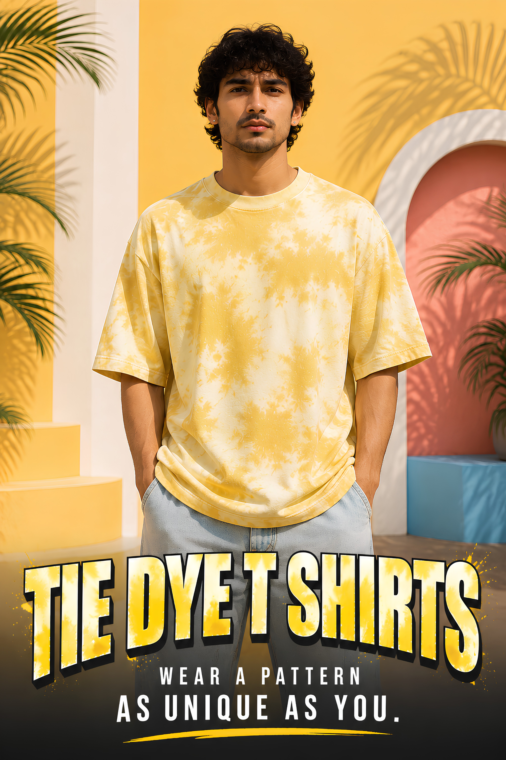 TIE DYE OVERSIZED T-SHIRT
