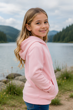 Baby Pink Kids Hoodie