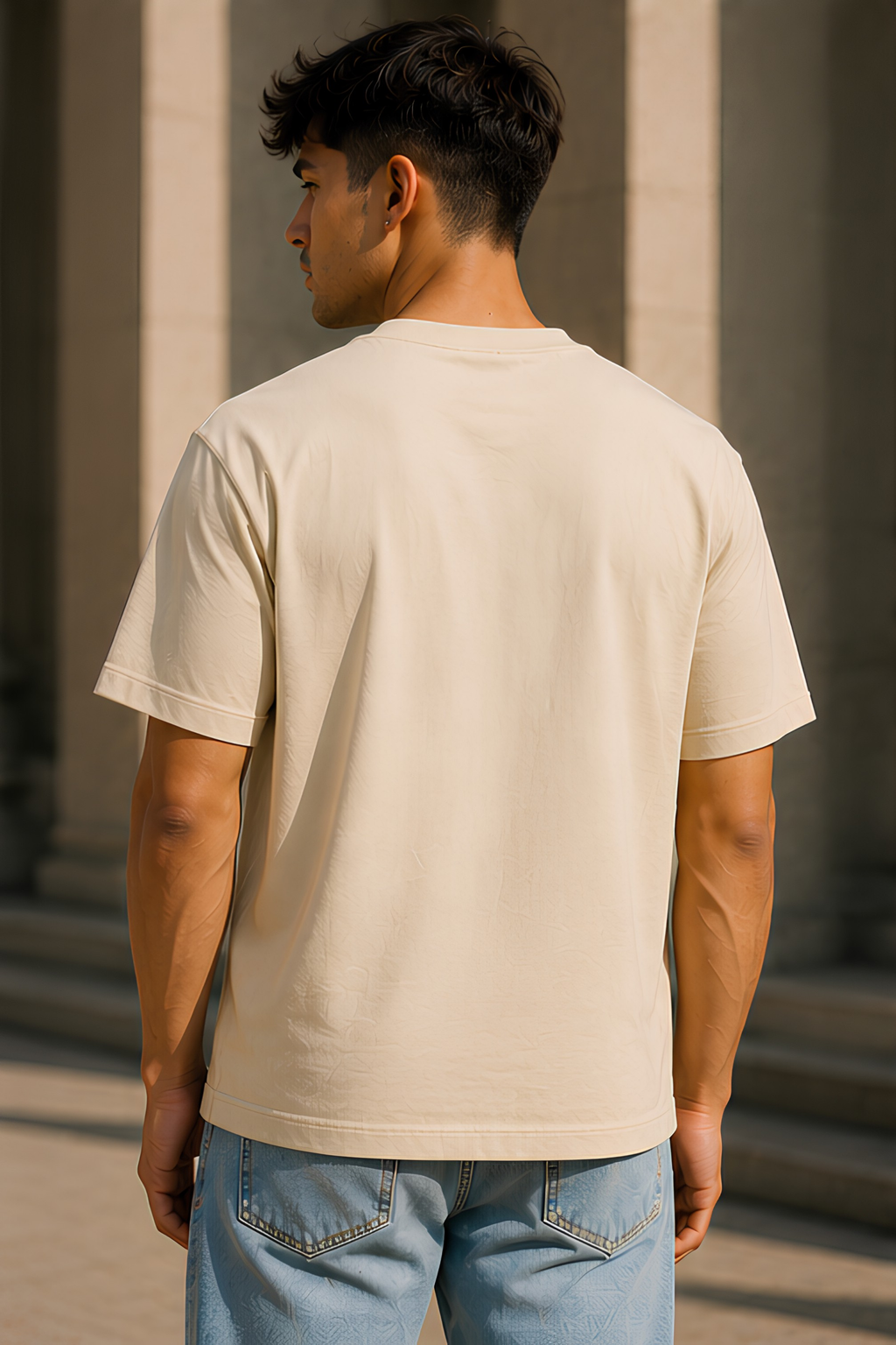 Beige Supima T-Shirt