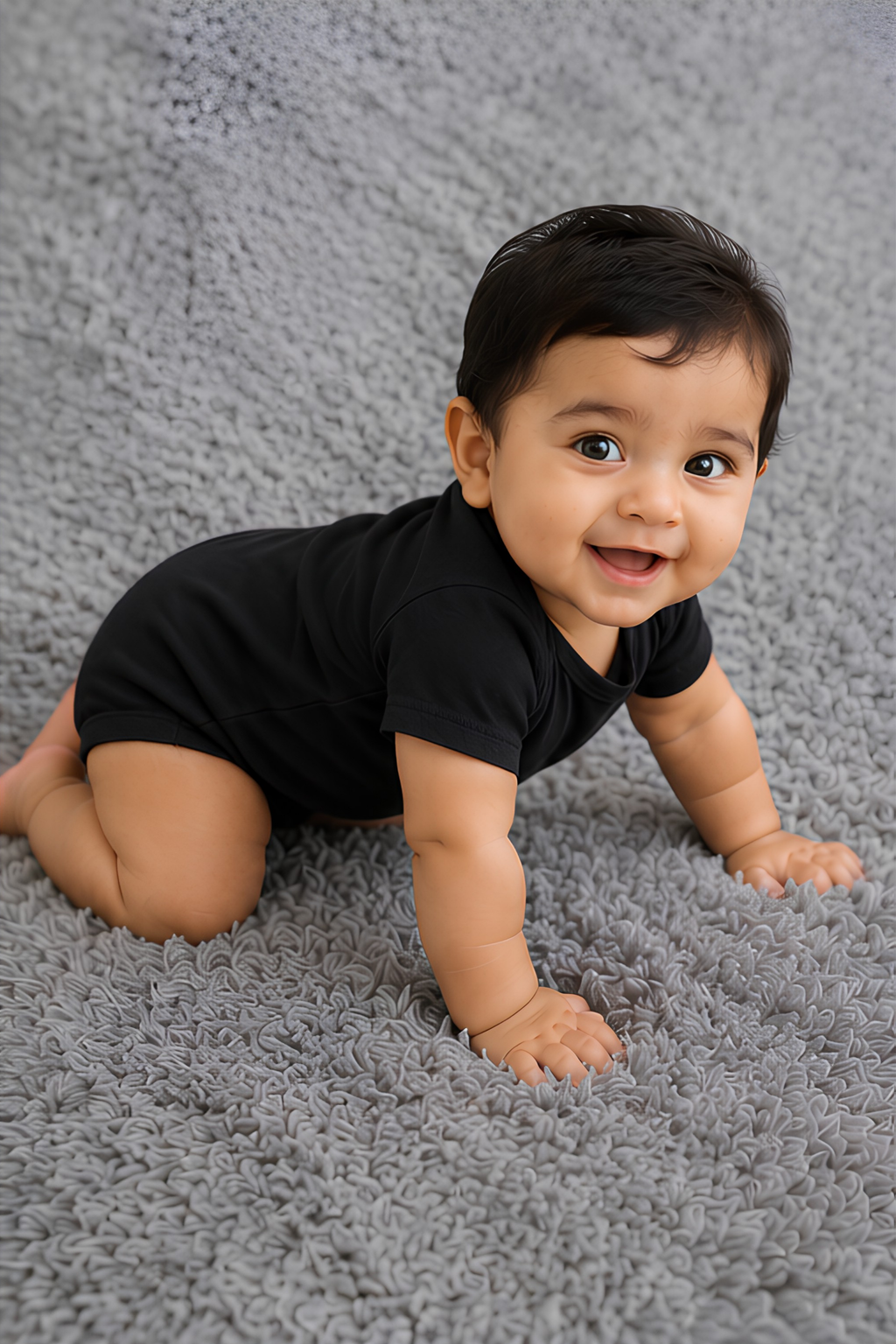 Black Kids Rompers