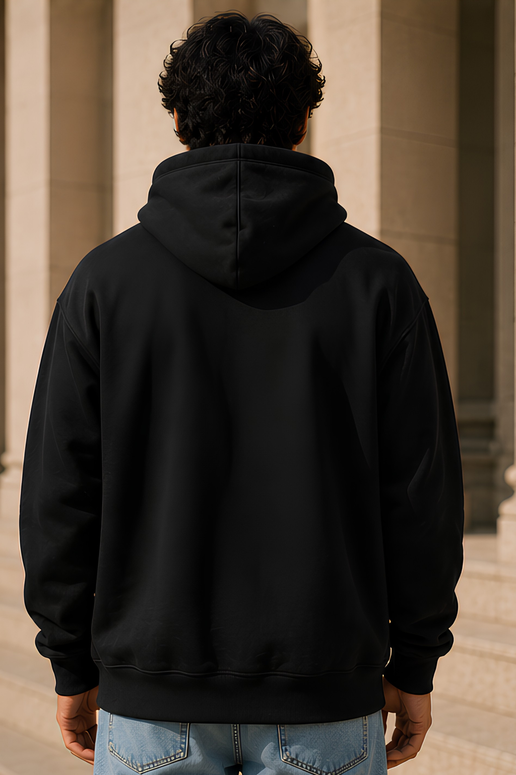 Black Oversized Hoodie