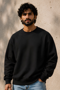 Black Oversized Sweatshirt