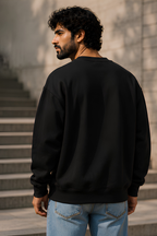 Black Oversized Sweatshirt