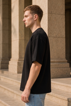 Black Terry Oversized T-Shirt