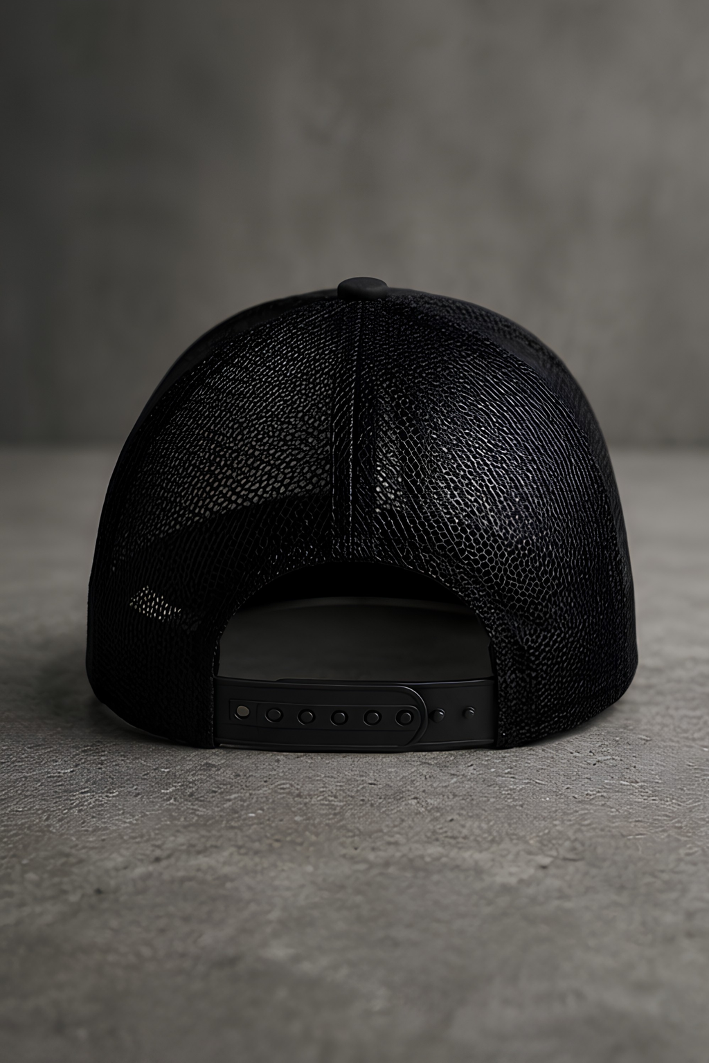 Black Trucker Cap