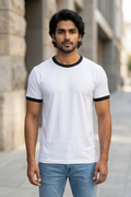 Black White Ringer T-Shirt
