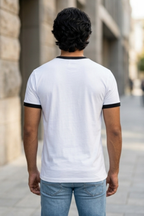 Black White Ringer T-Shirt