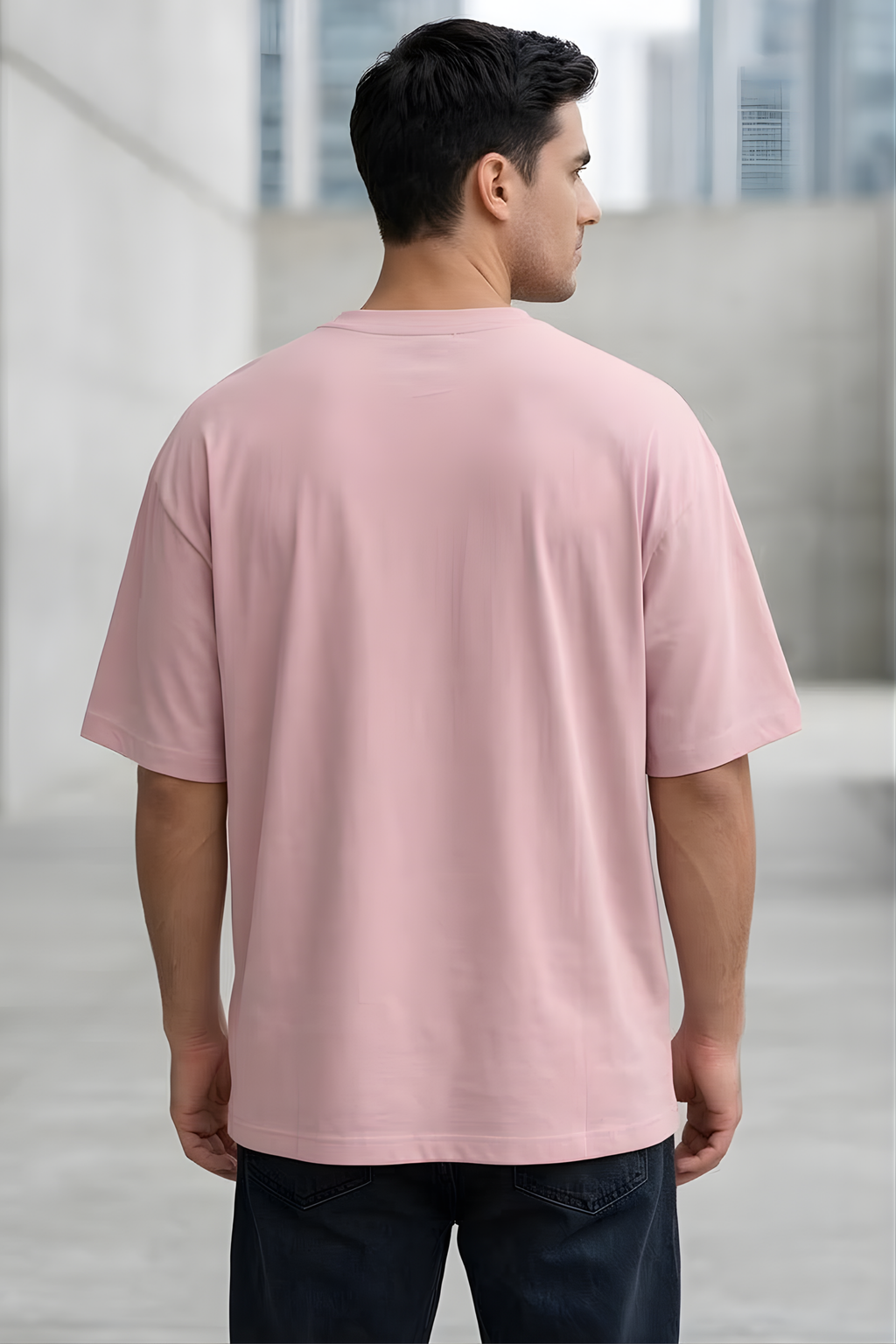 Light Baby Pink Oversized Classic T-Shirt