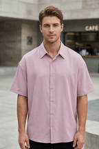 Light Baby Pink Oversized Shirt