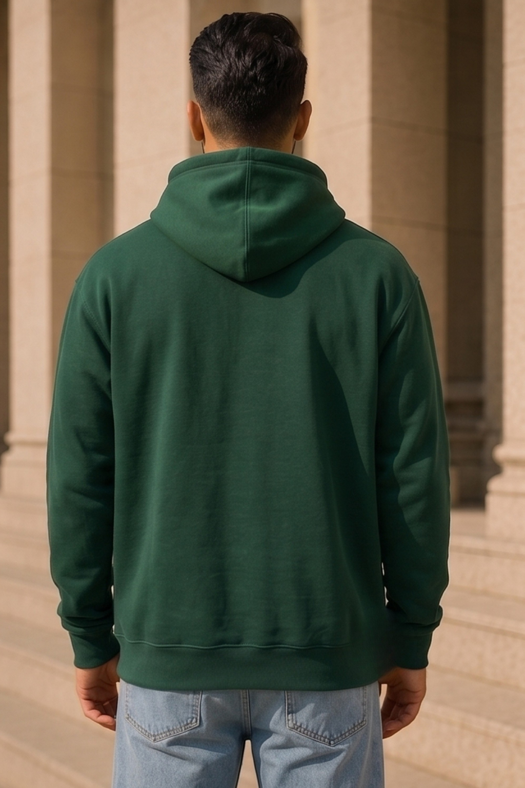 Bottle Green Oversized Hoodie