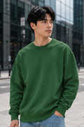 Bottle Green Oversized Sweatshirt