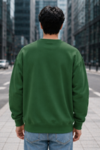 Bottle Green Oversized Sweatshirt