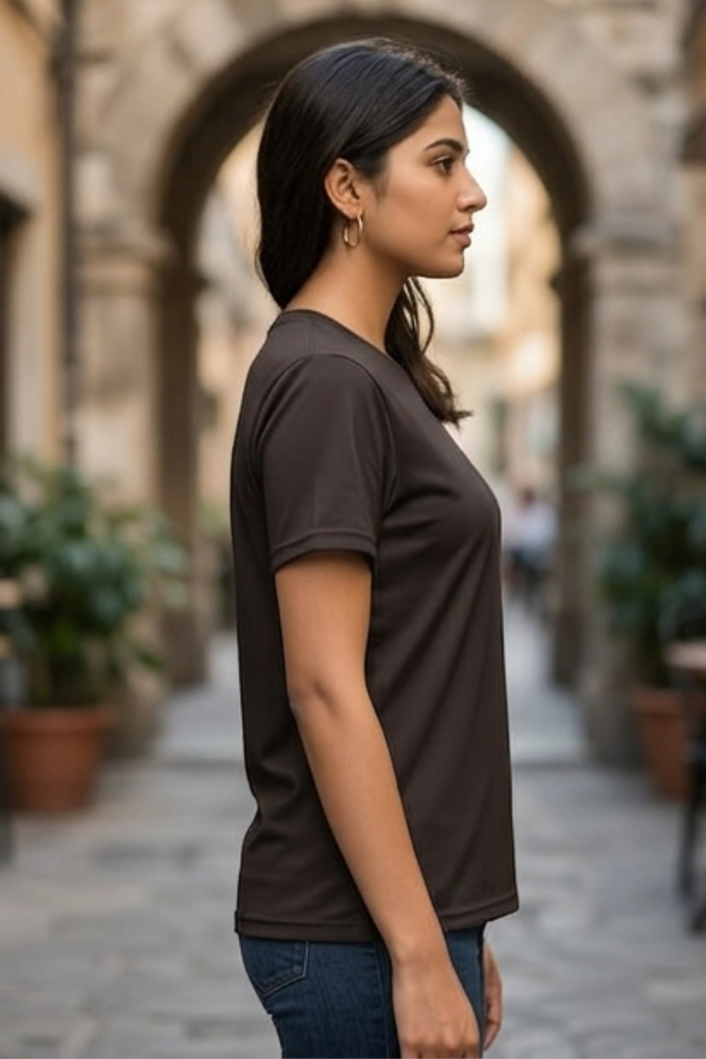 Coffee Brown Women's Classic T-Shirt