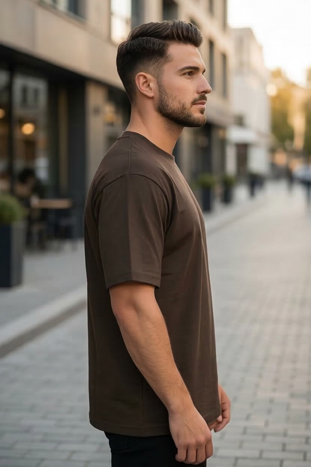Coffee Brown Classic Fit T-Shirt