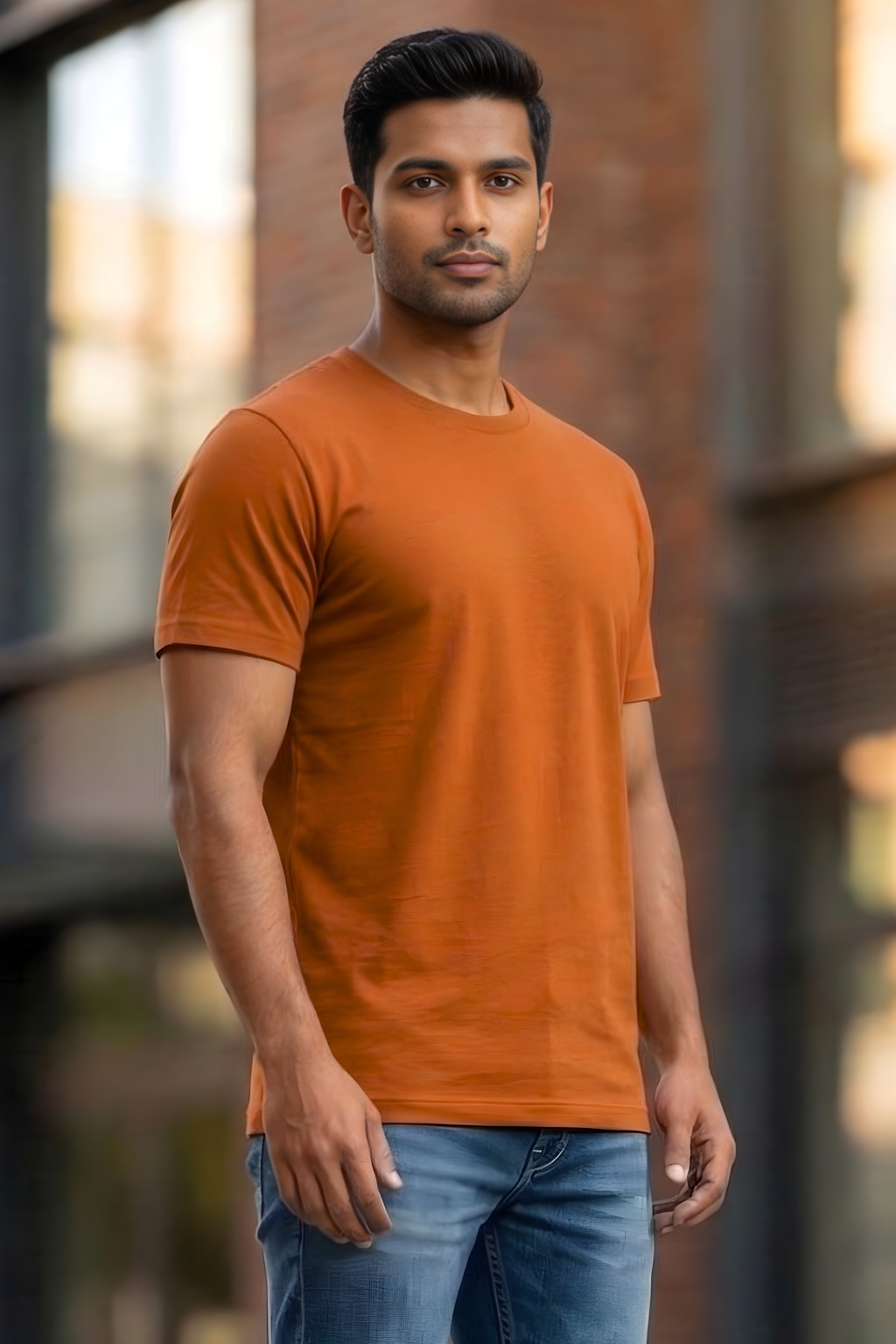 Orange Classic Fit T-Shirt