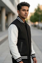 Black Varsity Jacket