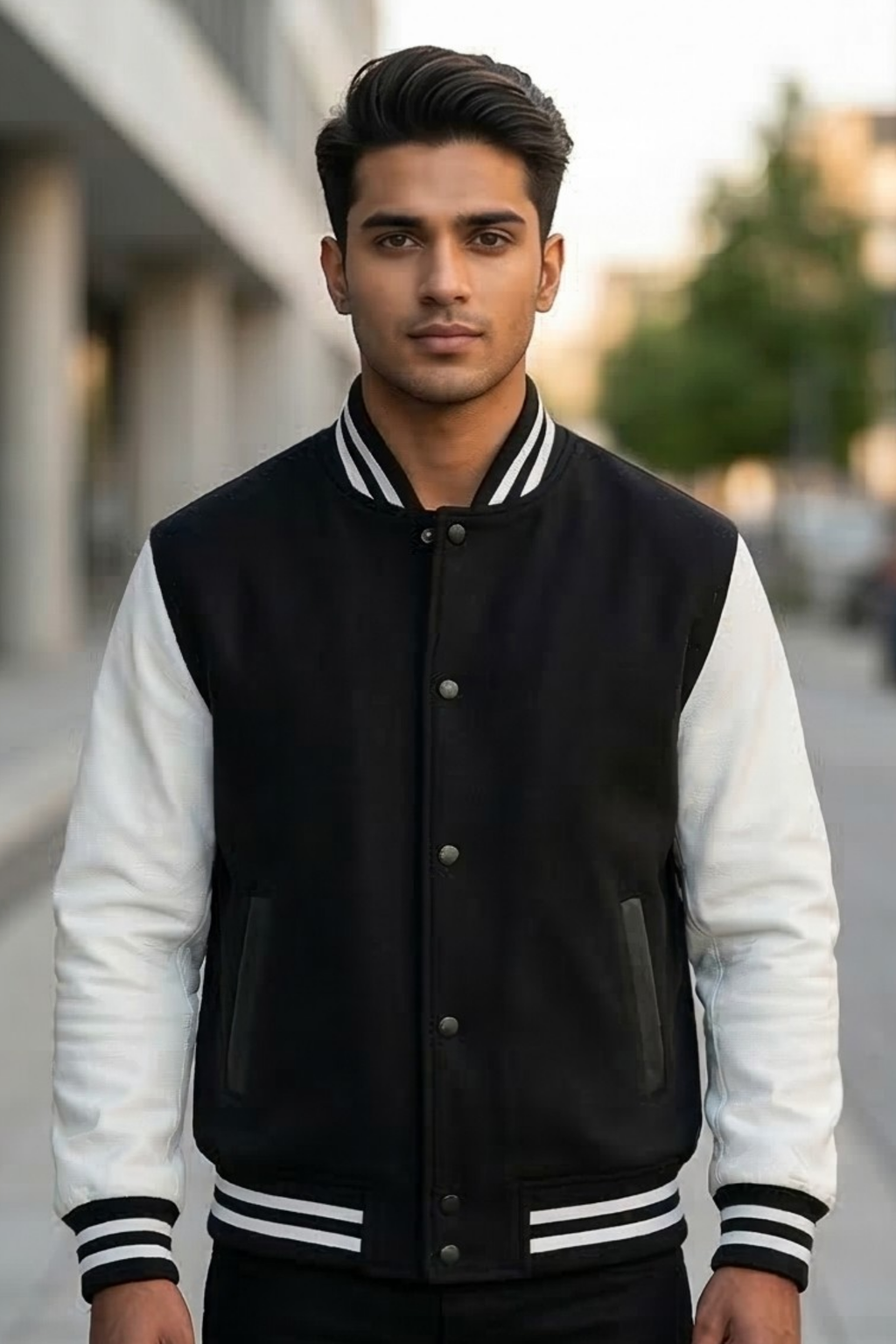 Black Varsity Jacket