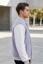 Lavender Varsity Jacket