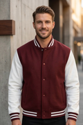 Maroon Varsity Jacket