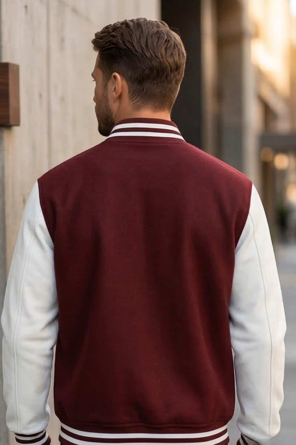 Maroon Varsity Jacket