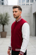 Red Varsity Jacket