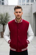 Red Varsity Jacket