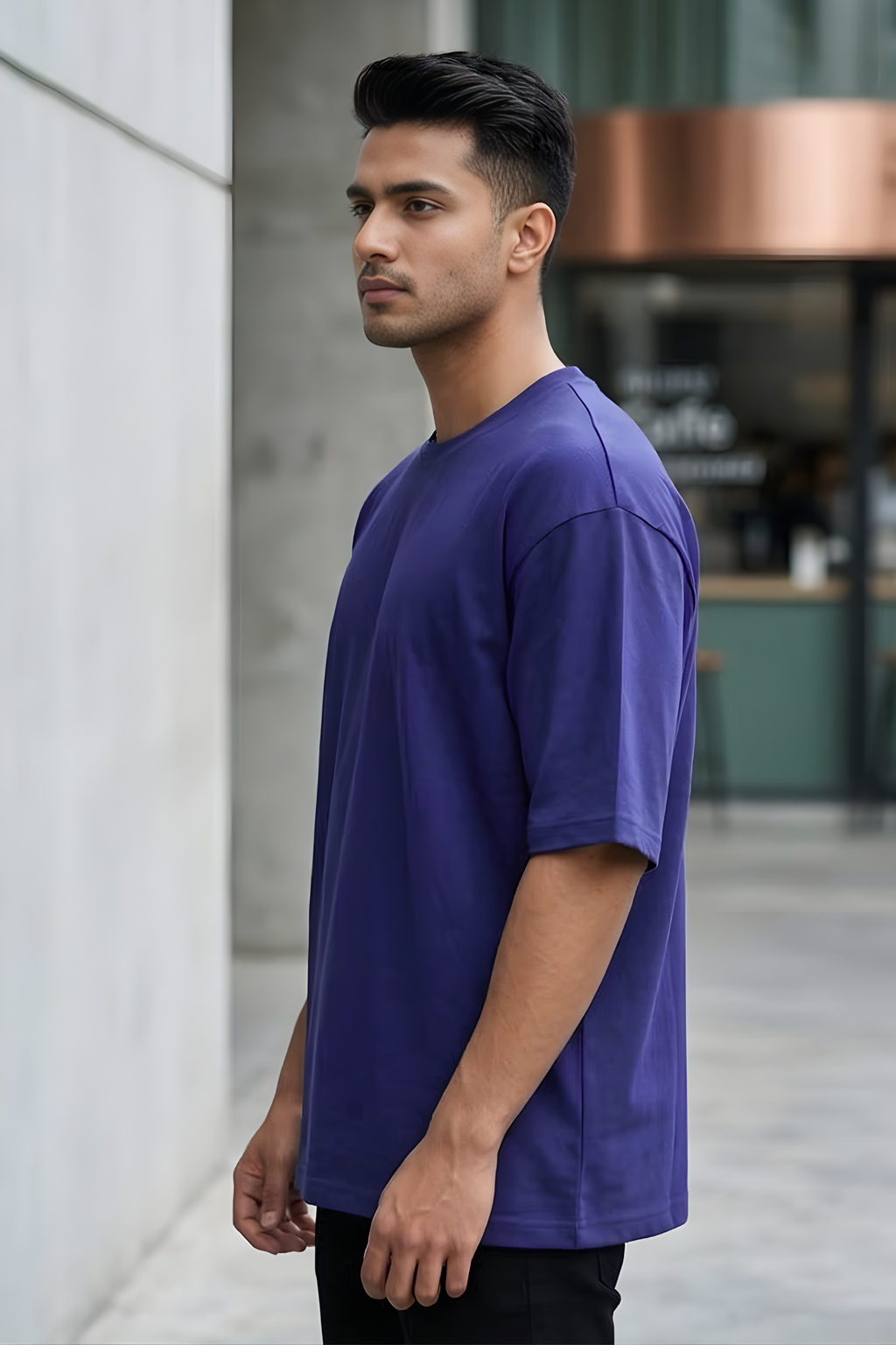 Royal Blue Oversized Classic T-Shirt