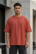 Coral Oversized Classic T-Shirt