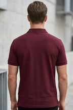 Maroon Men's Polo