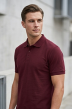 Maroon Men's Polo