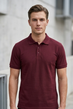 Maroon Men's Polo
