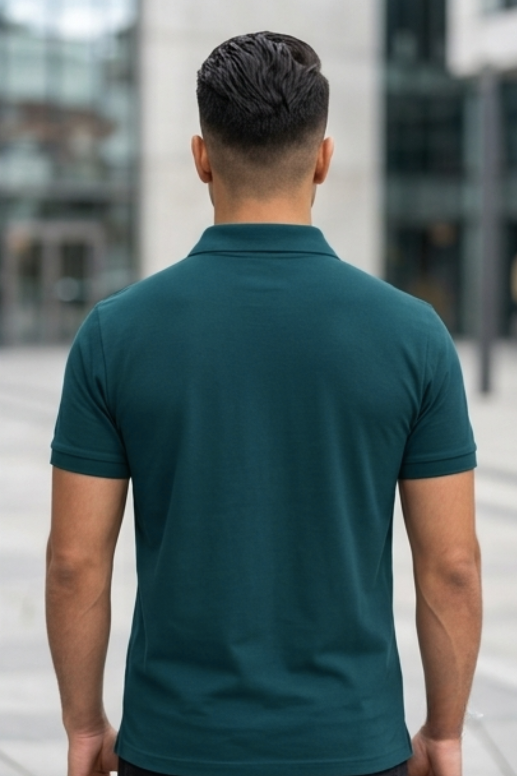 Petrol Blue Men's Polo