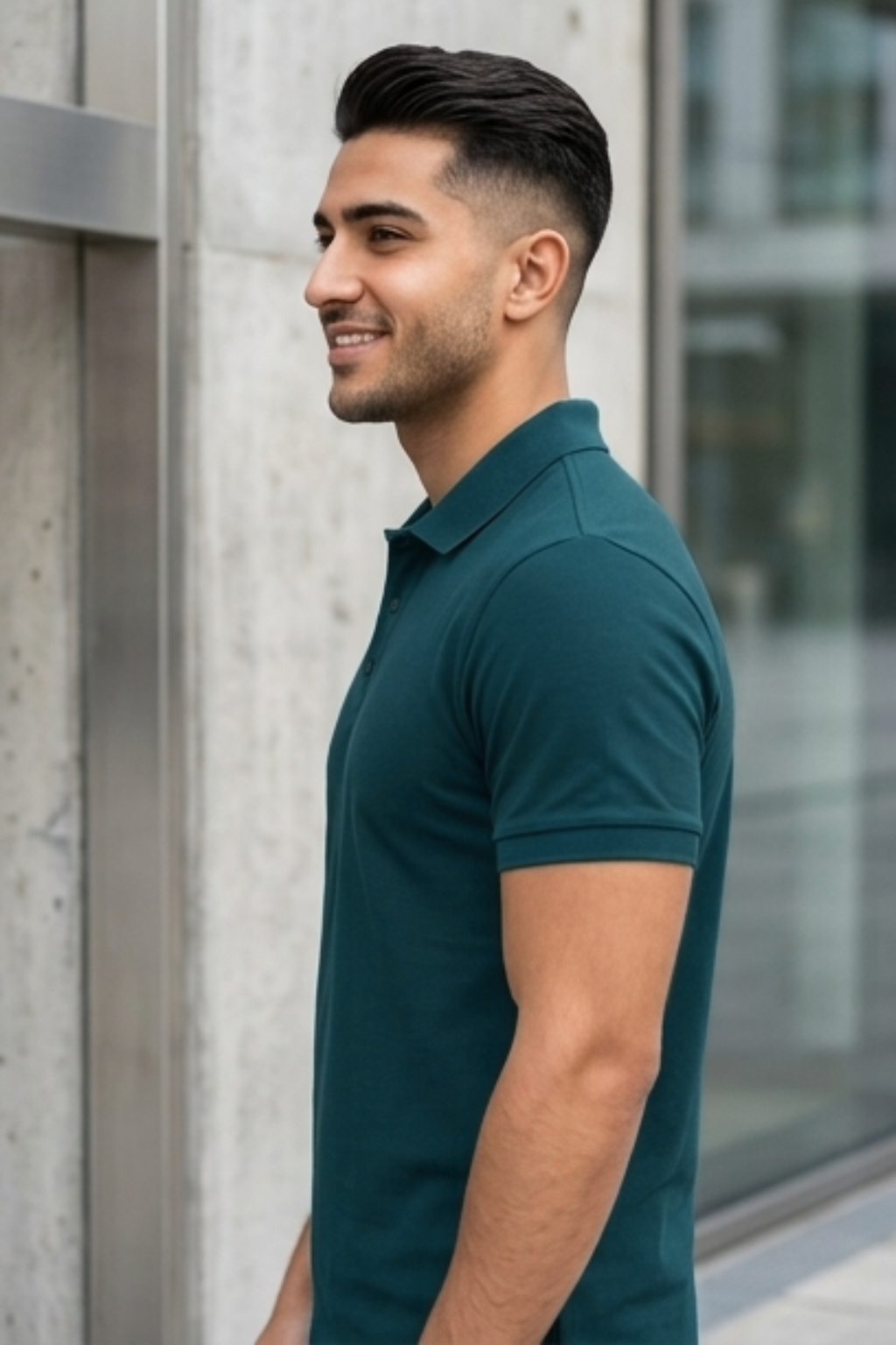 Petrol Blue Men's Polo