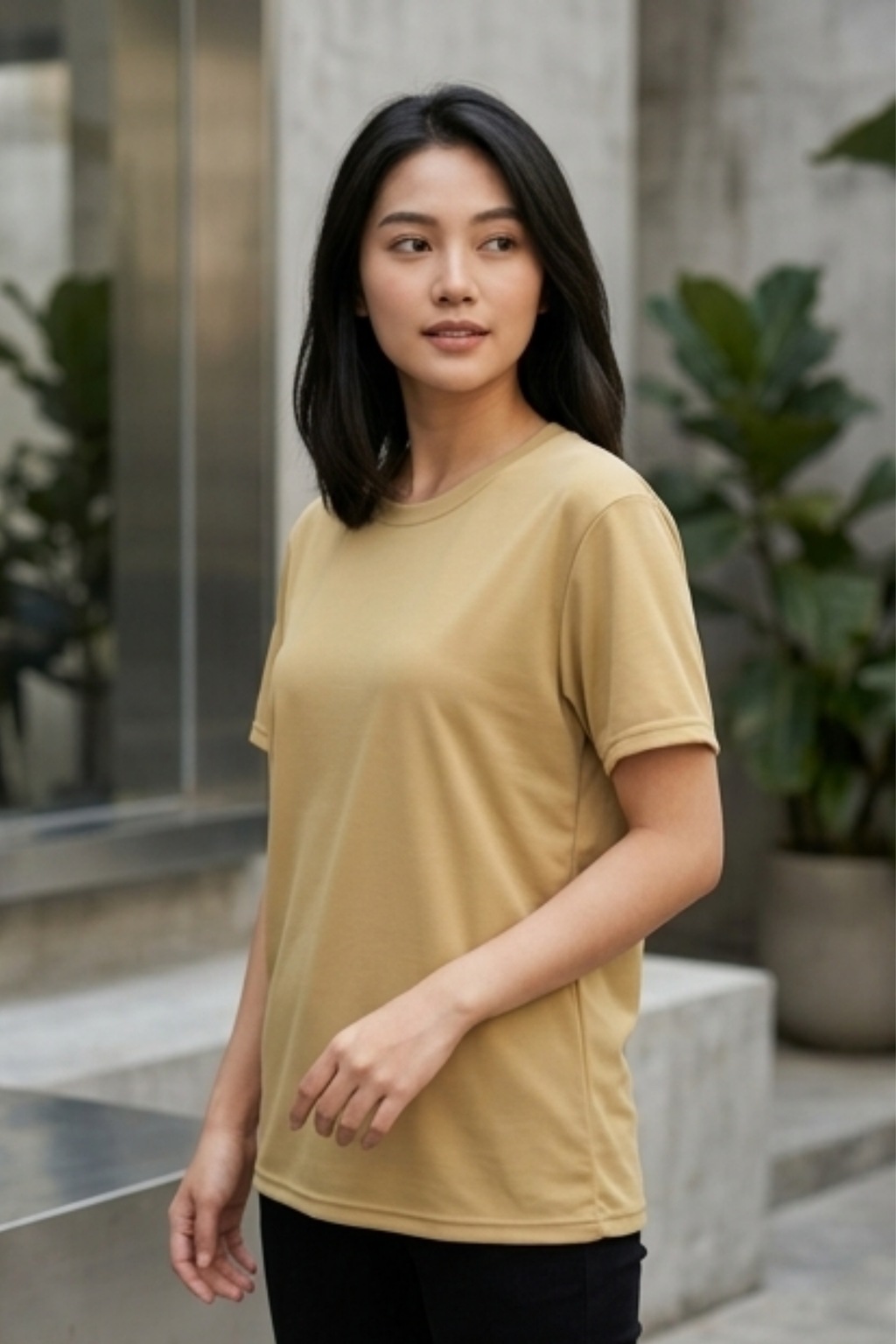 Beige Women's Classic T-Shirt