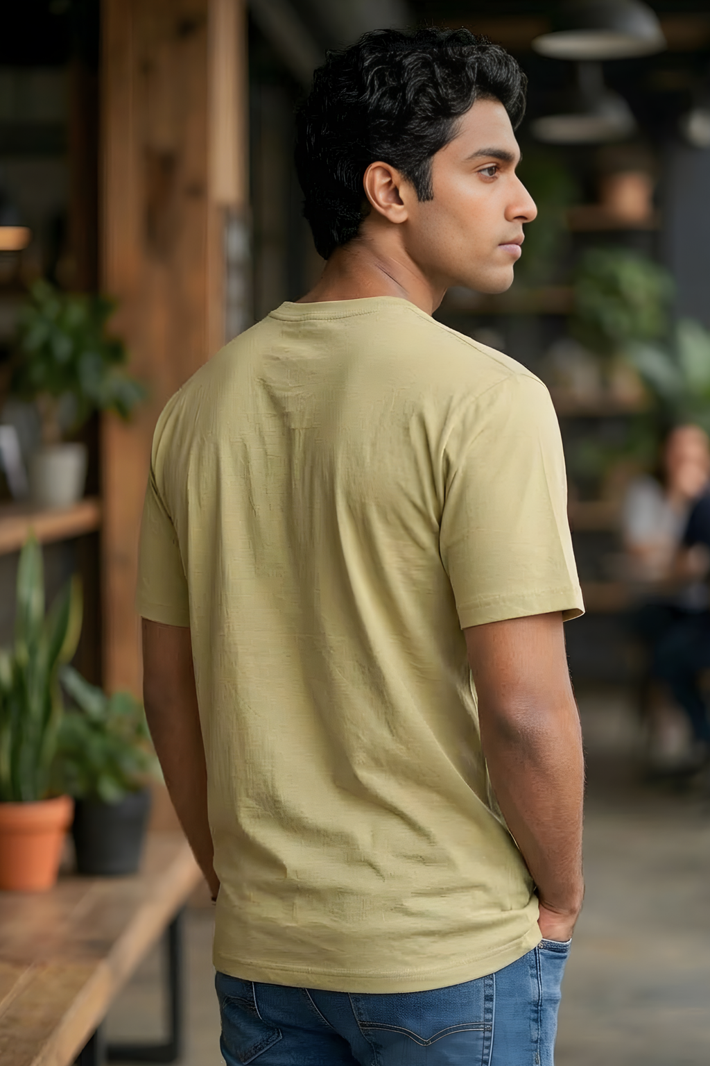 Beige Classic Fit T-Shirt