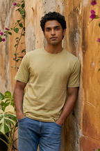 Beige Classic Fit T-Shirt