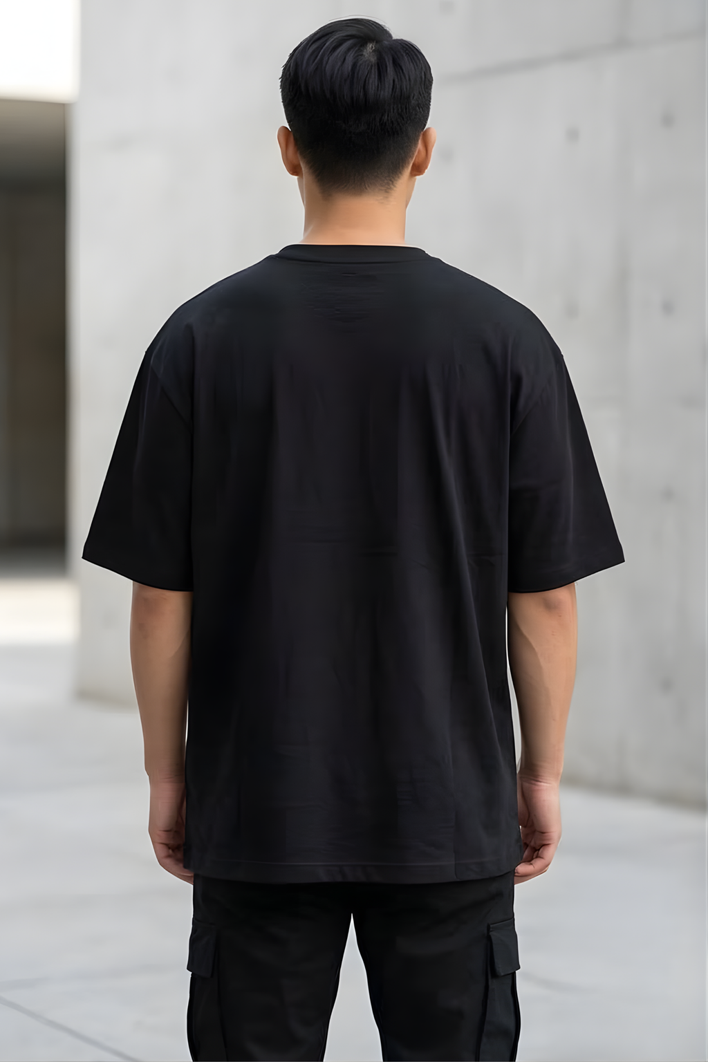 Black Oversized Classic T-Shirt