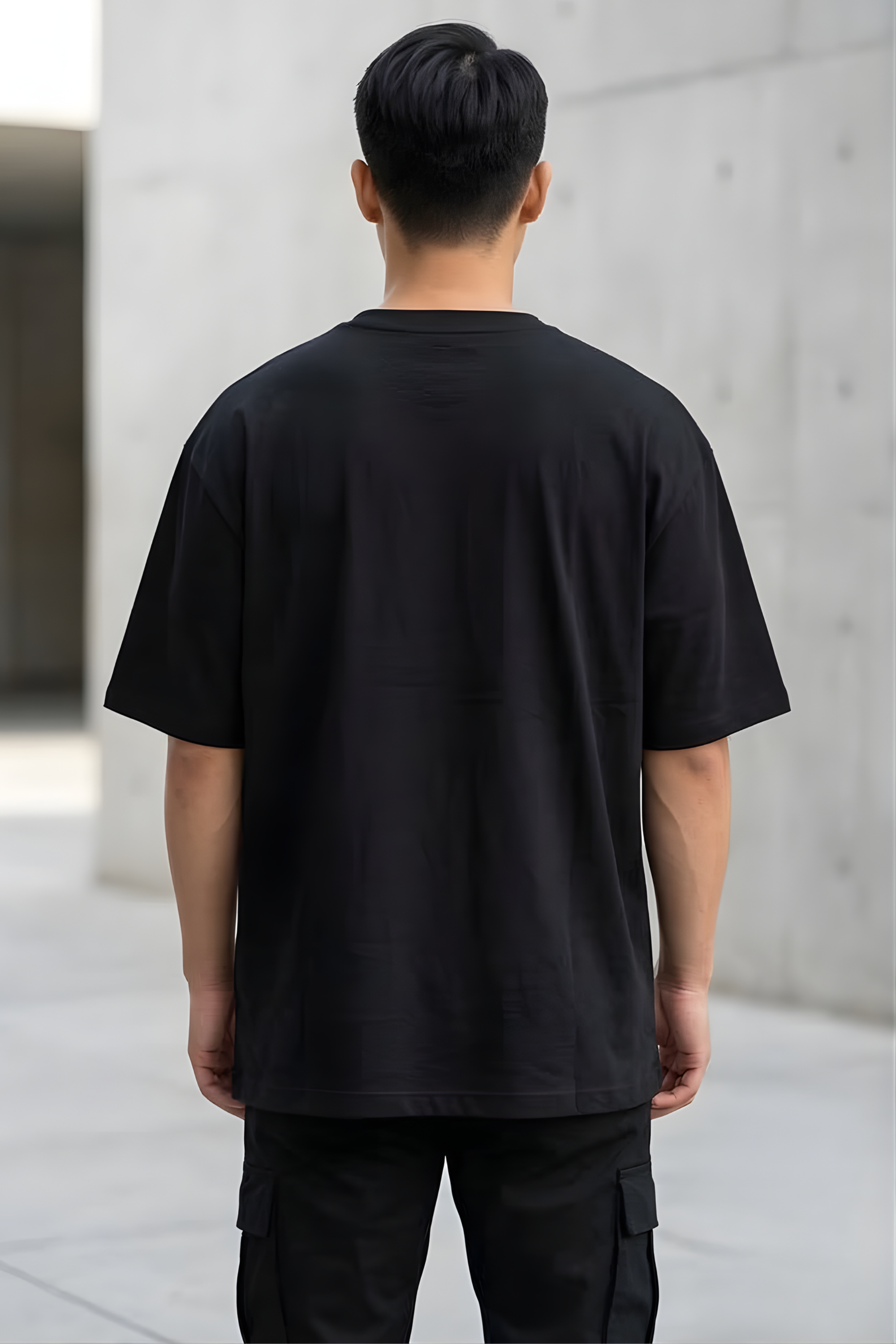Black Oversized Classic T-Shirt