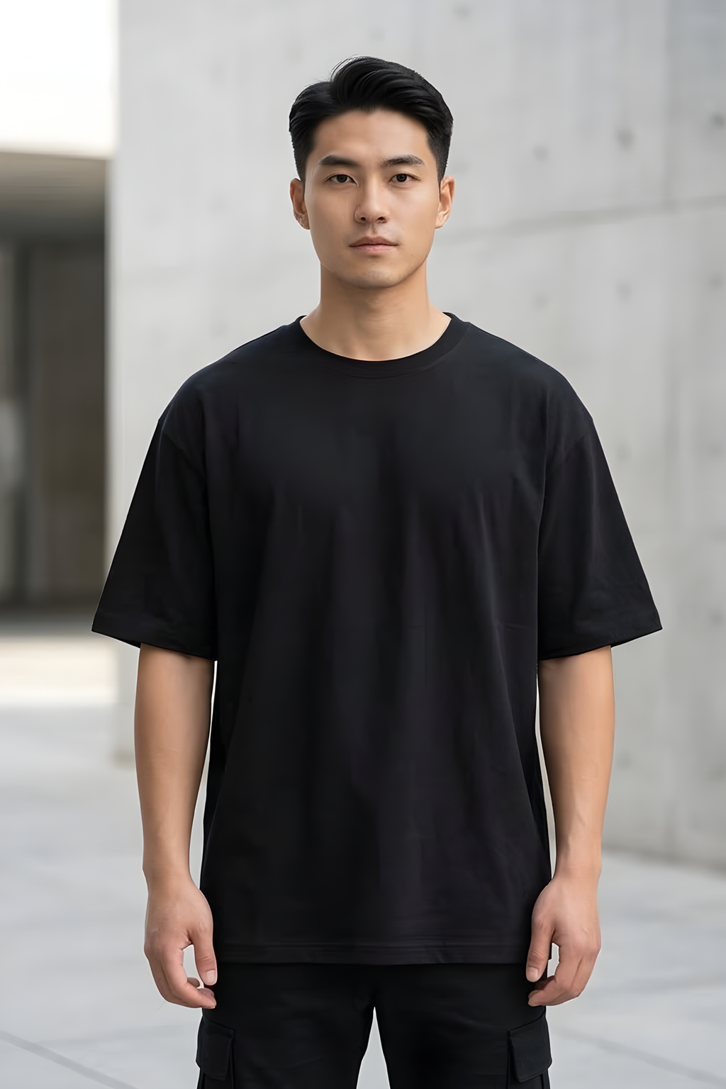 Black Oversized Classic T-Shirt