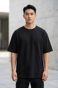 Black Oversized Classic T-Shirt