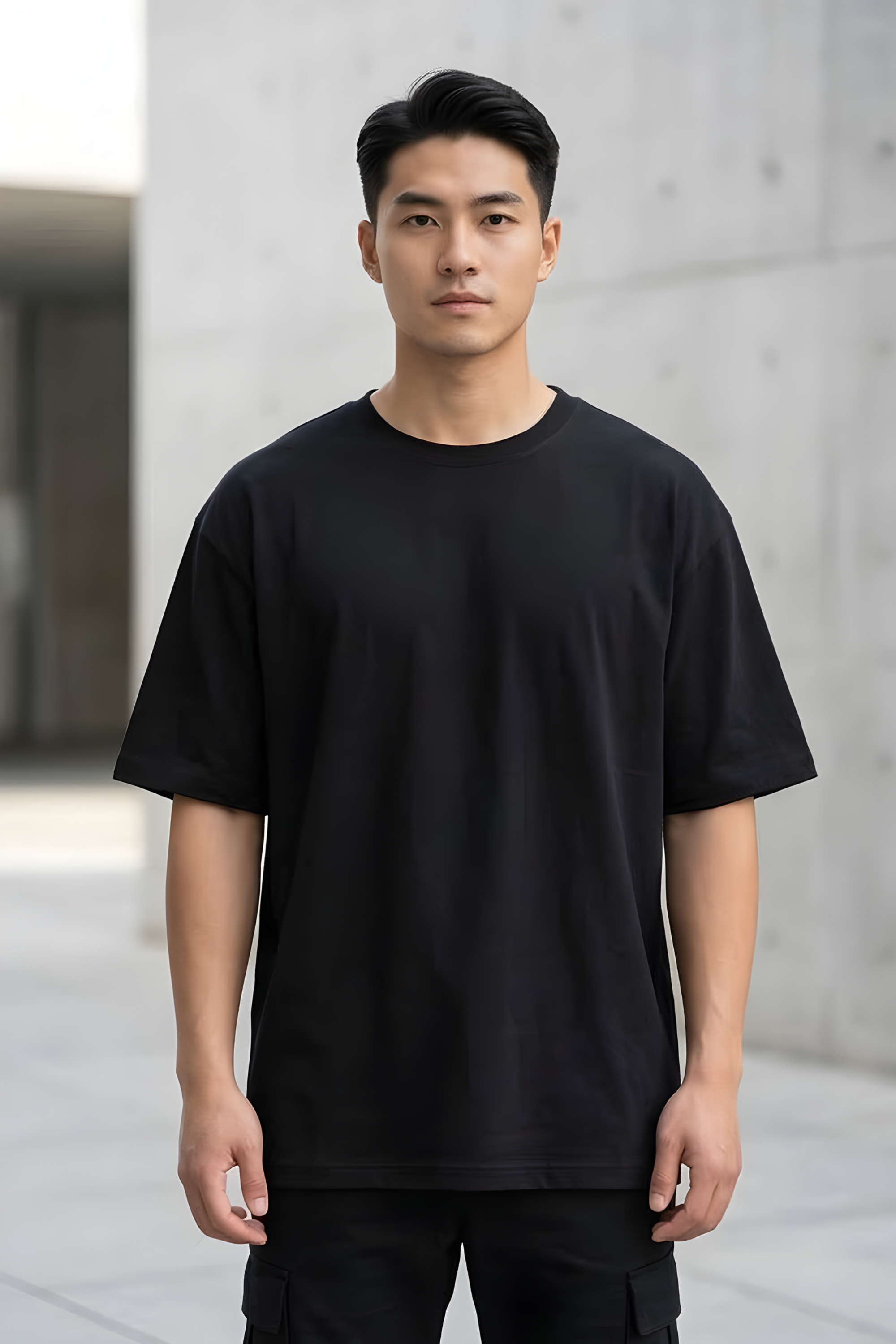 Black Oversized Classic T-Shirt