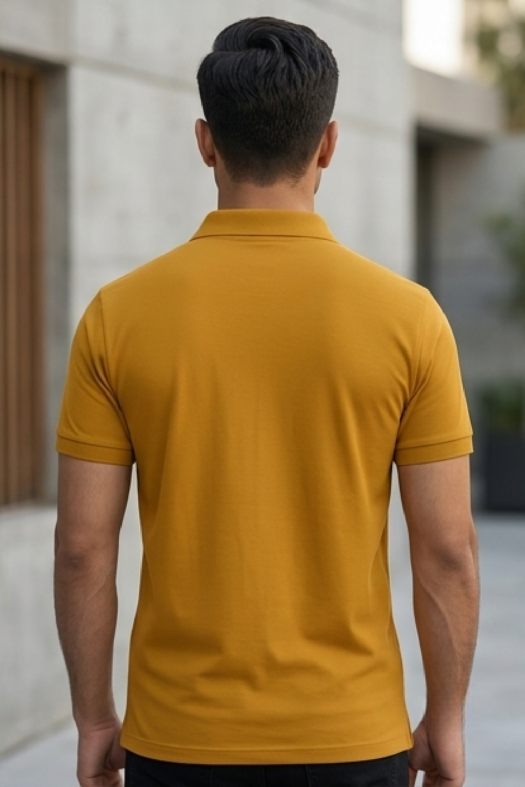 Mustard Yellow Men's Polo