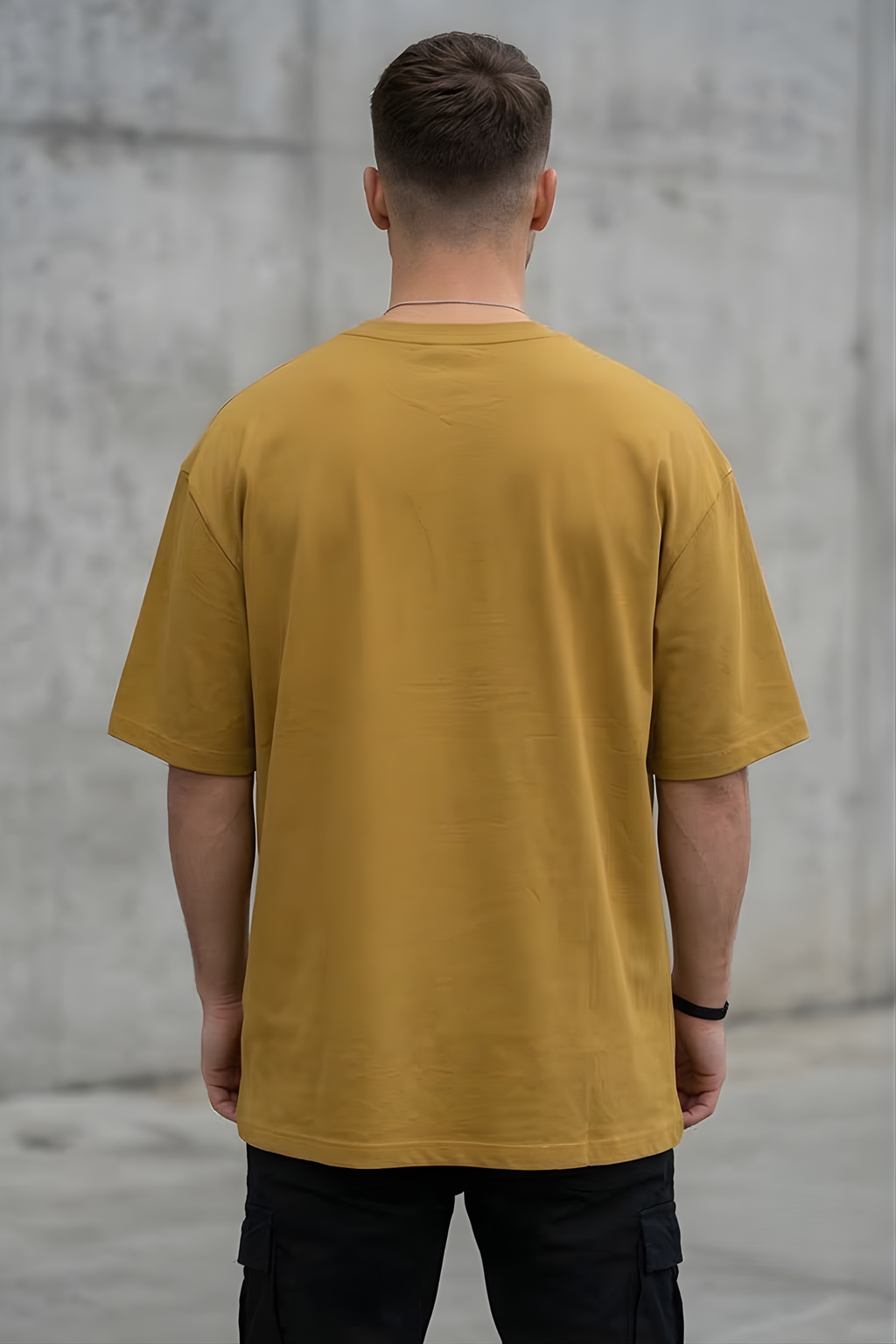 Mustard Yellow Oversized Classic T-Shirt