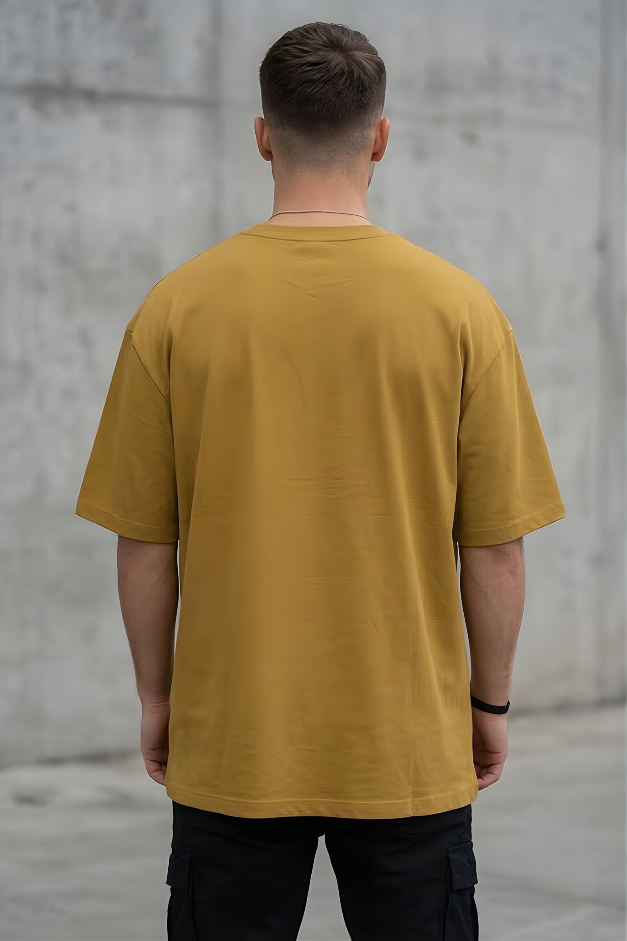 Mustard Yellow Oversized Classic T-Shirt