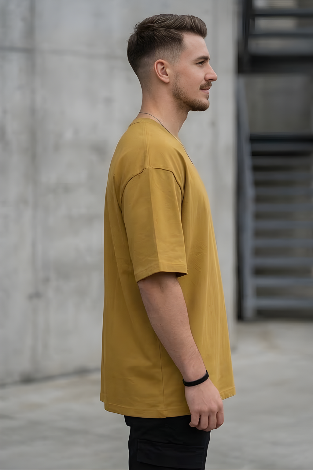 Mustard Yellow Oversized Classic T-Shirt