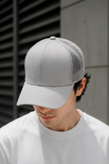 Grey Trucker Cap